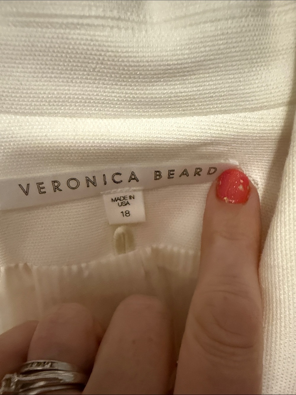 Veronica Beard White Blazer 18